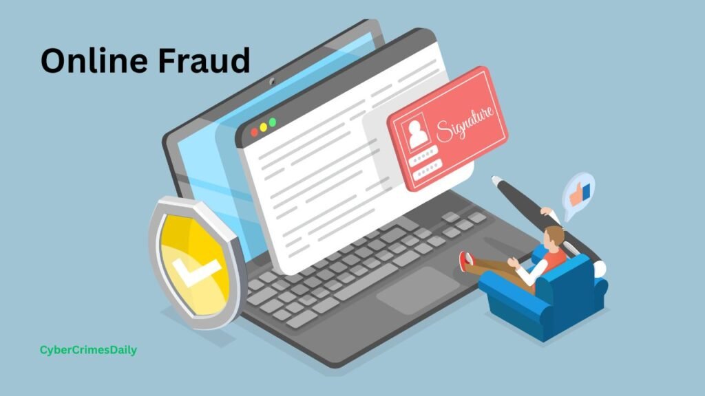 What is an example of online fraud